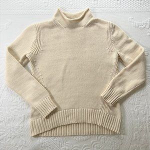 J. Crew Women's 1988 rollneck sweater in Warm Ivory